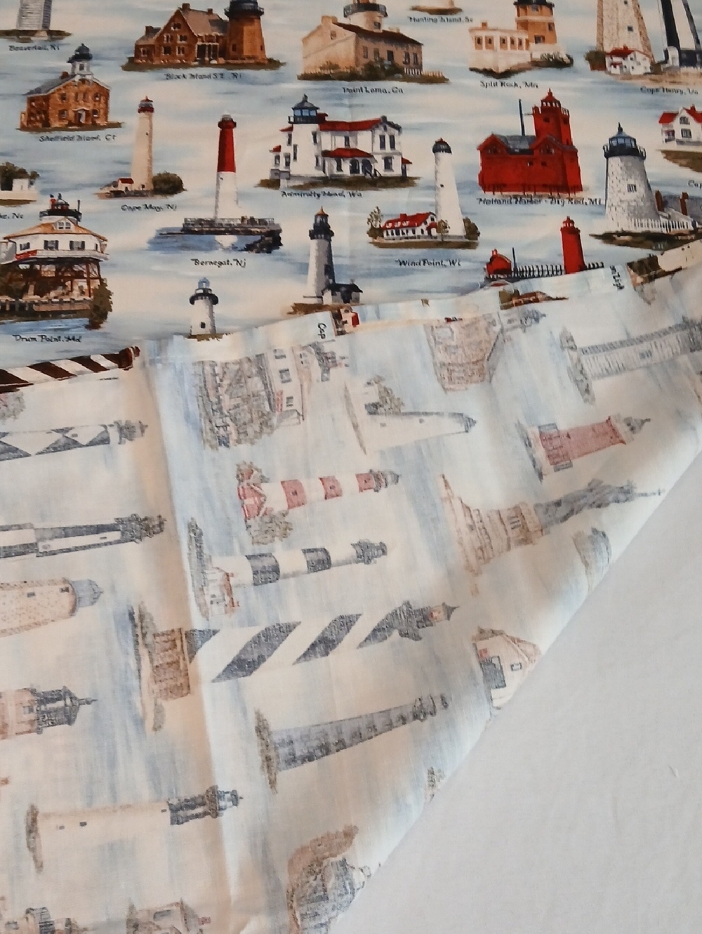 Lighthouse Tablecloth Handmade - Picture 11 of 12